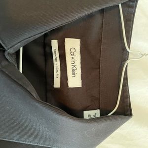 CK black l sleeve dress shirt